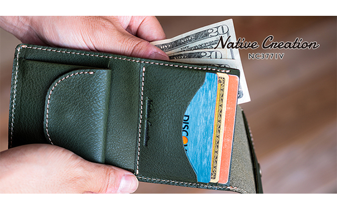 Native Creation コンパクト財布 ミニ財布 NC3771V 栃木レザー 【CAMEL】