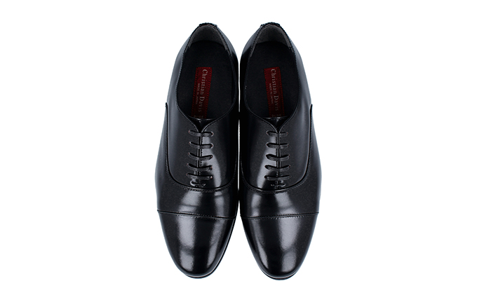 紳士靴 カーフレザー 革底 マッケイ製法　CD-401 BLK 25.0cm