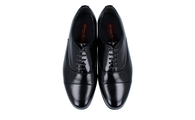 紳士靴 カーフレザー 革底 マッケイ製法　CD-402 BLK 24.0cm