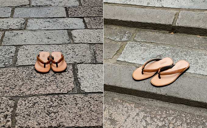 KOTOKA　雪駄サンダル　ブラウン　XS