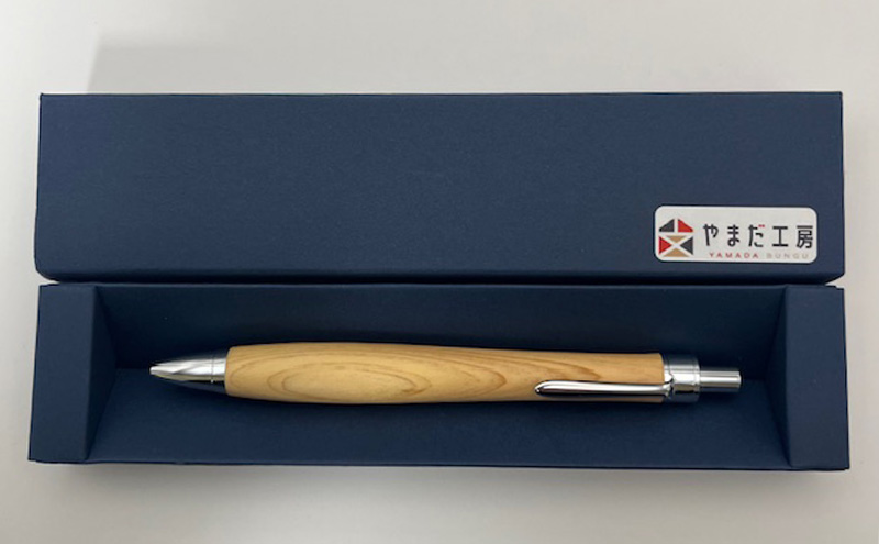 やまだ工房　吉野檜 　木軸ボールペン
