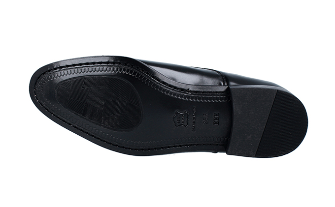 紳士靴 カーフレザー 革底 マッケイ製法　CD-401 BLK 25.0cm