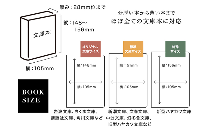 ブックカバー 文庫サイズ やわらか ソフト レザー 日本製 国産 天然皮革 本革 革小物 おしゃれ かわいい【ブラック】