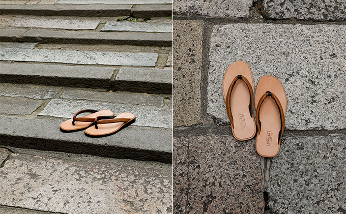 KOTOKA　雪駄サンダル　ブラウン　XL