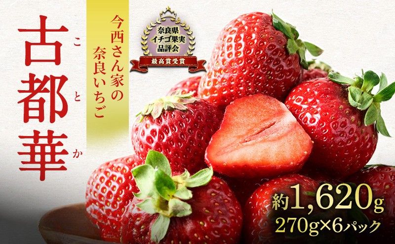 【先行予約】今西さん家の奈良いちご古都華 × 6パック いちご 苺 イチゴ ブランド 古都華 フルーツ 果物 国産 贈答用 プレゼント ギフト 大和郡山市 奈良