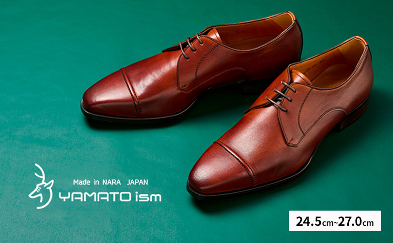 YAMATOism ヤマトイズム 牛革ビジネスシューズ 紳士靴 YAP101（ブラウン）27.0cm【ファッション・靴・シューズ・革製品・革靴】 光沢感