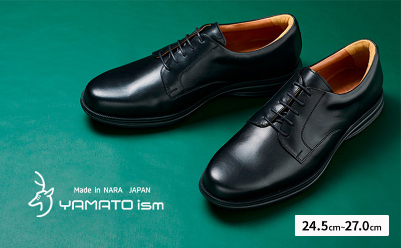 YAMATOism ヤマトイズム 牛革 ビジネスシューズ 紳士靴 ORG1001（ブラック）25.5cm【ファッション・靴・シューズ・革製品・革靴】 メンズ 日本製 イタリアン レザー 柔らか 上品 光沢 耐久性 軽い