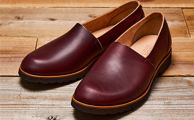 メンズ 本革 紳士靴 大和スリッポン KOTOKA（コトカ）古都 奈良 No.KTO-7770バーガンディ 25.5cm