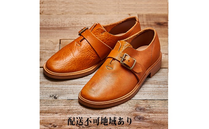 KOTOKA　 一枚革モンク　ナチュラル　 メンズ　28.0cm