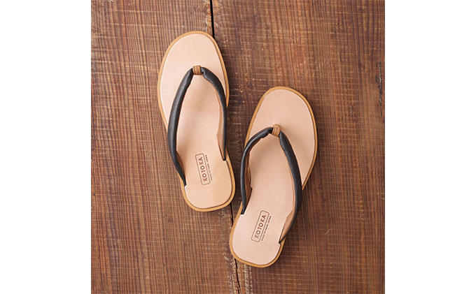 KOTOKA　雪駄サンダル　ブラック　S