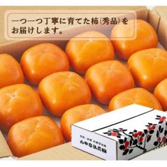【R8年10月以降発送】刀根早生柿発祥の地・ひらたねなし柿(10～15玉入り)【配送不可地域：離島】