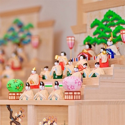 奈良一刀彫　段雛　小