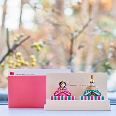 奈良一刀彫 ひいな 吉野山色