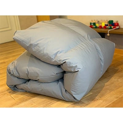 抜群の暖かさ　上質羽毛掛け布団ダウンパワー350(ハンガリー産WDD85%1.2kg)　シングル