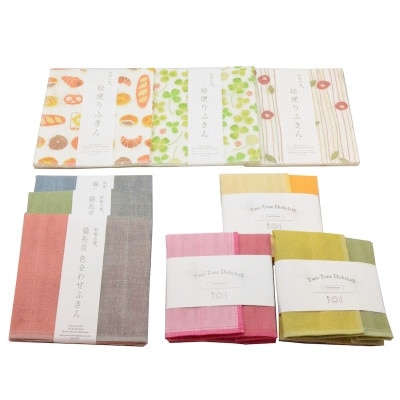 厳選　蚊帳織ふきん 計9枚セット