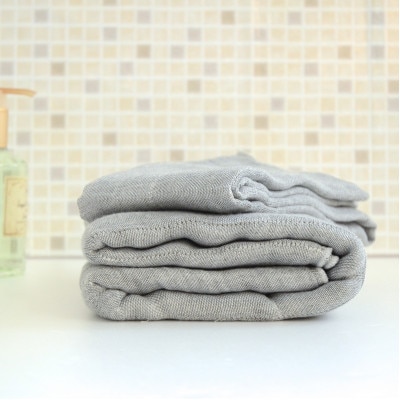 蚊帳織りタオルセット　備長炭