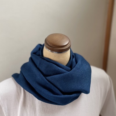 藍染めストール　aiiro