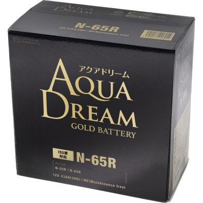 AQUADREAM GOLD 自動車始動用バッテリー ISS車対応  N-65R 1個【配送不可地域：沖縄県】
