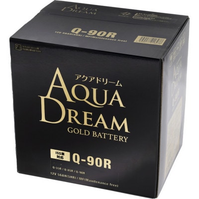 AQUADREAM GOLD 自動車始動用バッテリー ISS車対応  Q-90R 1個【配送不可地域：沖縄県】