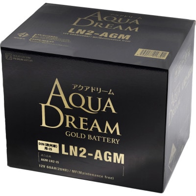 AQUADREAM GOLD 自動車始動用バッテリー 欧州車用 LN2 AGM 1個【配送不可地域：沖縄県】