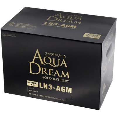 AQUADREAM GOLD 自動車始動用バッテリー 欧州車用 LN3 AGM 1個【配送不可地域：沖縄県】