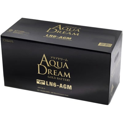 AQUADREAM GOLD 自動車始動用バッテリー 欧州車用 LN6 AGM 1個【配送不可地域：沖縄県】