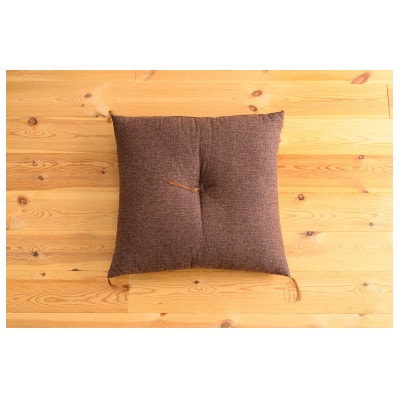 ダークブラウン座布団55×59(銘仙版)　1枚