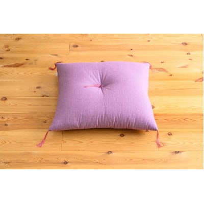 ローズパープル座布団55×59(銘仙版)　1枚