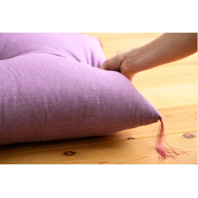 ローズパープル座布団55×59(銘仙版)2枚セット