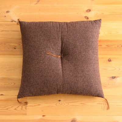 ダークブラウン座布団55×59(銘仙版)2枚セット