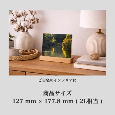 天理の風景2『 AUTUMN RADIANCE ～ 秋光 ～ 』2Lメタルグラフィックアート