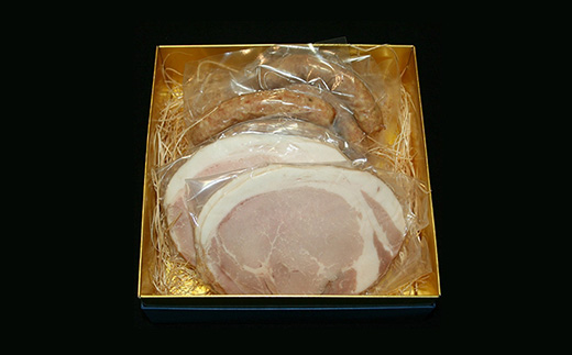 吉野ハムの着色料・保存料無添加ロースハム(スライス)(210g)、ソーセージ(3本)×2【配送不可地域：離島】 ハム・ソーセージ