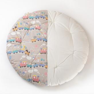 赤ちゃんの丸お座布団プリント柄(直径83cm) プリント柄