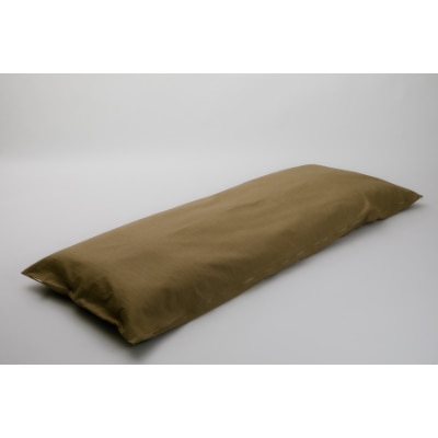 ソファークッション長座布団ベージュ無地ファスナー付カバー＆ヌード生地・抗菌防臭SEK加工