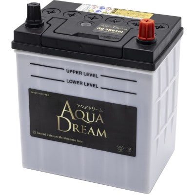 AQUADREAM GOLD 自動車始動用バッテリー 充電制御車対応  55B19L 1個【配送不可地域：沖縄県】