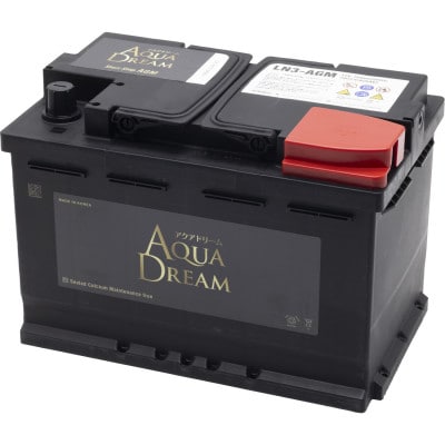 AQUADREAM GOLD 自動車始動用バッテリー 欧州車用 LN3 AGM 1個【配送不可地域：沖縄県】