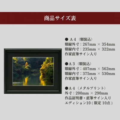 天理の風景5『 THE GARDEN OF DELIGHT 』A4メタルグラフィックアート