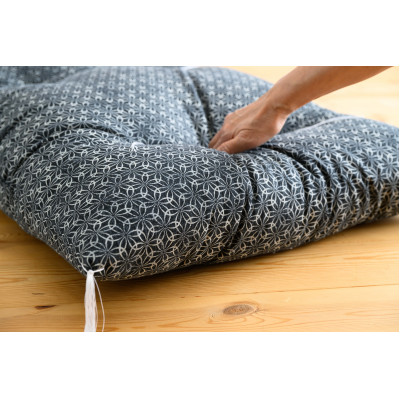 黒花3人掛け用ごろ寝座布団