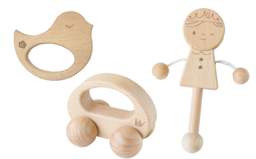 木製おもちゃのだいわのはじめてBaby Gift Set(5点セット)
