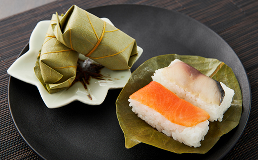 冷凍　柿の葉ずし2種15個(鯖・鮭)詰合せ【配送不可地域：離島】