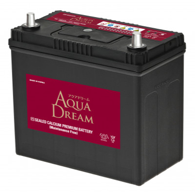AQUADREAM PLATINUM 自動車始動用バッテリー 充電制御車対応  75B24L 1個【配送不可地域：沖縄県】