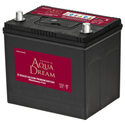 AQUADREAM PLATINUM 自動車始動用バッテリー 充電制御車対応  100D23R 1個【配送不可地域：沖縄県】