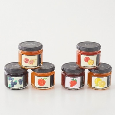 無添加フルーツジャム詰め合わせ6個セット