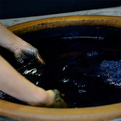 藍染め手ぬぐい　kofun