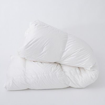 高品質ダブル羽毛掛け布団440DP80サテン長超綿ホワイトマザーグース95%1.8kg白