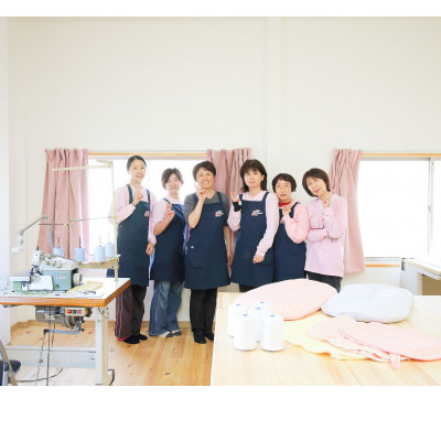 【直径83cm　ふかふか丸お座布団】黄色カバー付き　おしゃれ可愛いお昼寝クッション 黄色