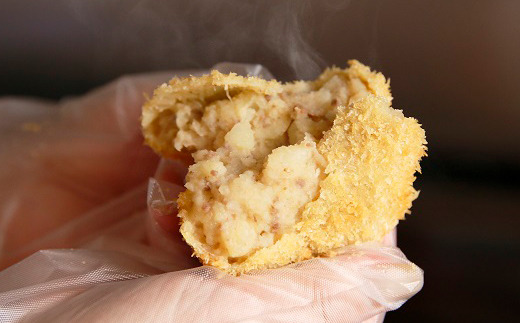 奈良県産大和牛のコロッケ、奈良特産大和丸ナスと宮崎県産味彩豚の豚みそコロッケ【配送不可地域：離島】