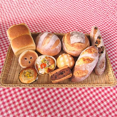 【国産小麦と天然酵母100%!】だるまのこだわりパン詰め合わせ(10個入)【配送不可地域：離島】 10個入り