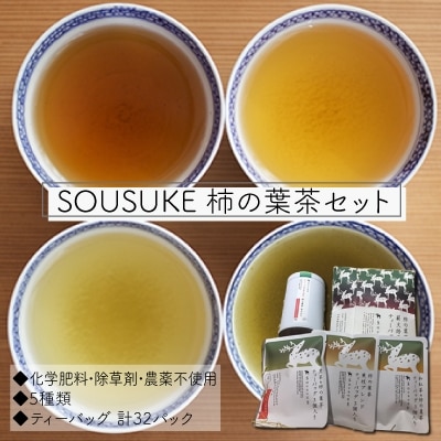 SOUSUKE 　柿の葉茶セット