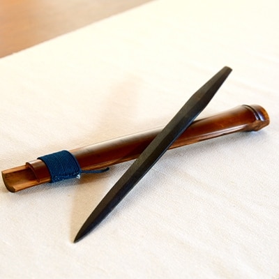 玉鋼ペーパーナイフ　両刃